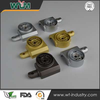 China factory aluminum alloy die casting moulding part for bathroom door hinge